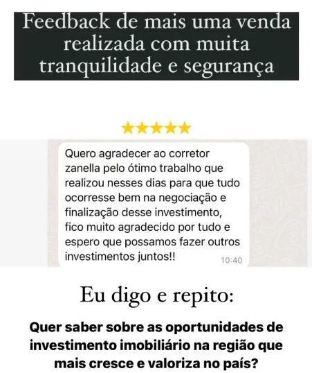 Depoimento de cliente 3, imagem original